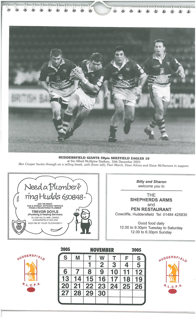 Ben Cooper v Sheffield Eagles 2001 copy