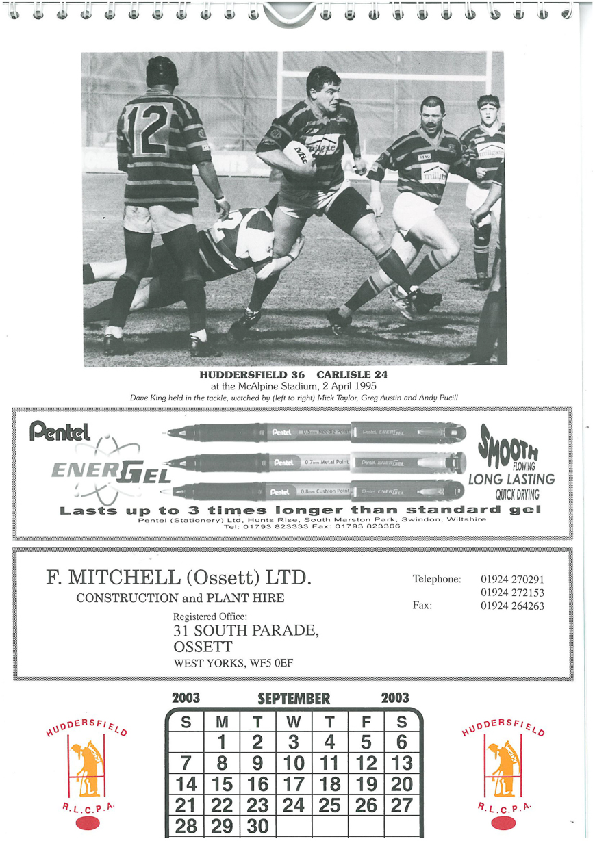 Dave King v Carlisle 1995 copy