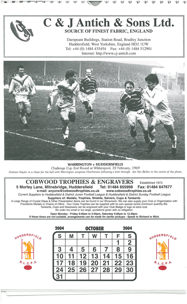 Graham Naylor v Warrington 1969 copy