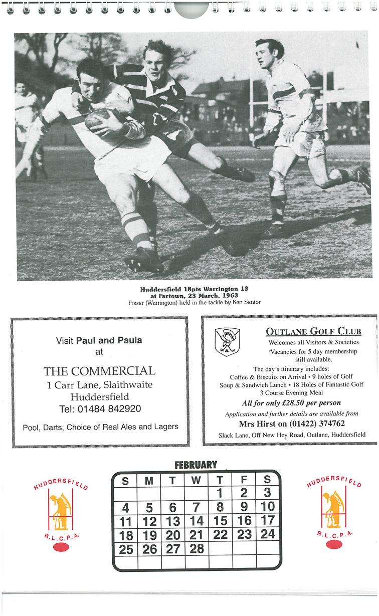 Ken Senior v Warrington 1963 copy