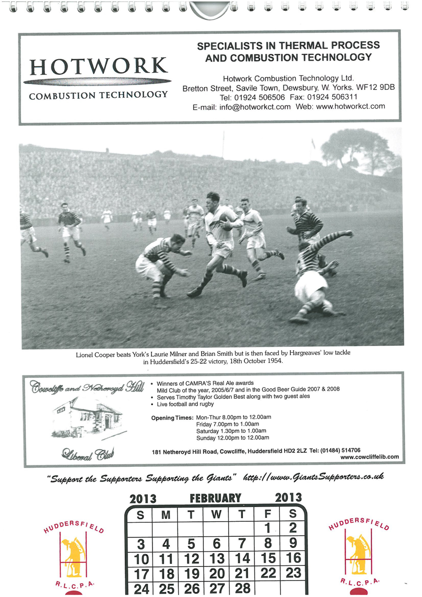 Lionel Cooper v York 1954 copy